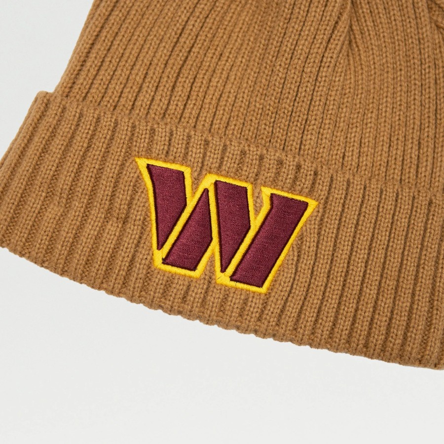 Knit | * New Era Nfl Washington Commanders Core Classic Cuffed Knit Beanie Brown