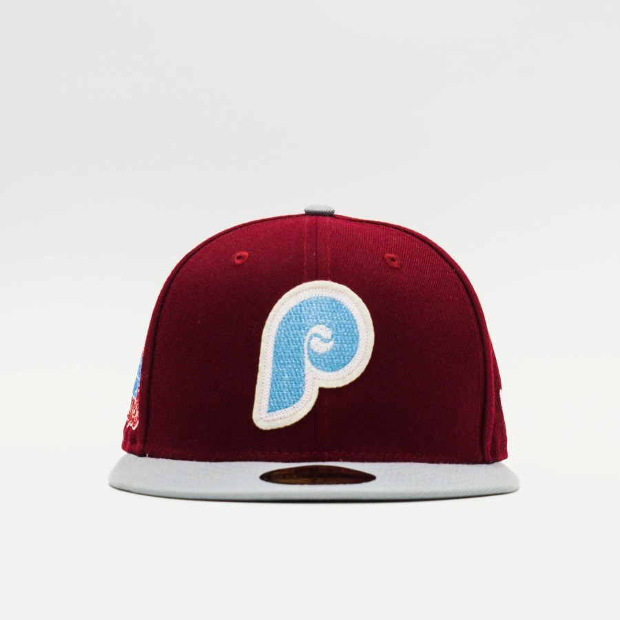 Fitted | * New Era Mlb Philadelphia Phillies Letterman Fitted 59Fifty Fitted Maroon