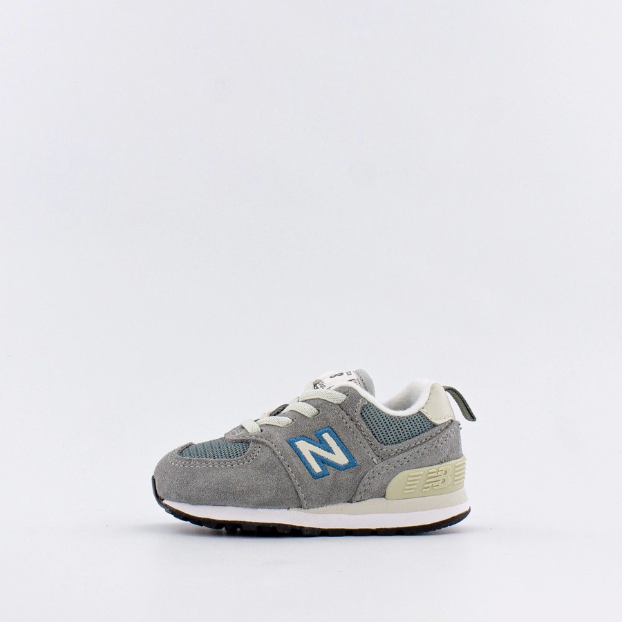 Infant / Toddler | * New Balance 574 (Infant/Toddler) Grey/Sky Blue