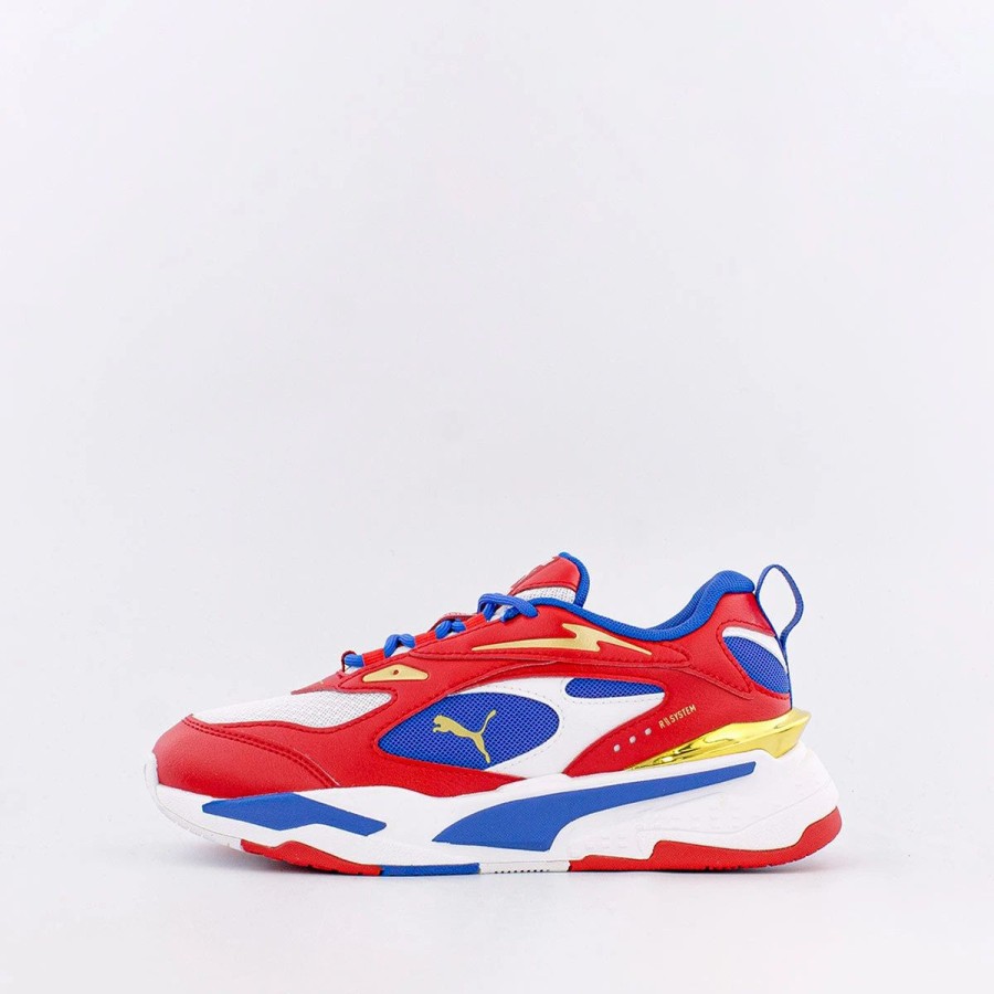 Big Kids | * Puma Rs-Fast Rwb Ac (Big Kids) White/Red/Strong Blue