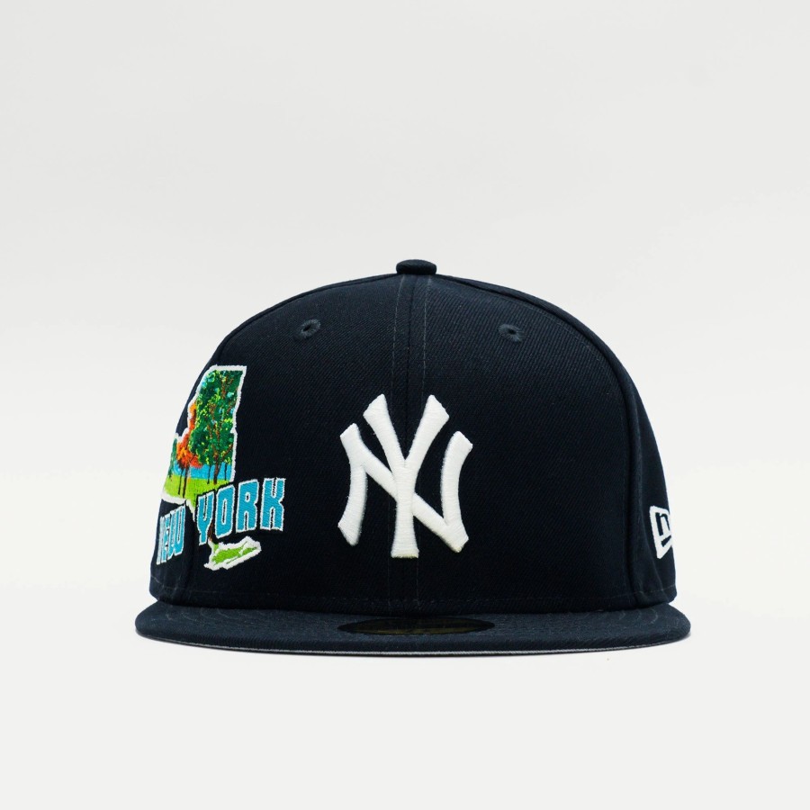 Fitted | * New Era Mlb New York Yankees State View 59Fifty Fitted Navy Blue