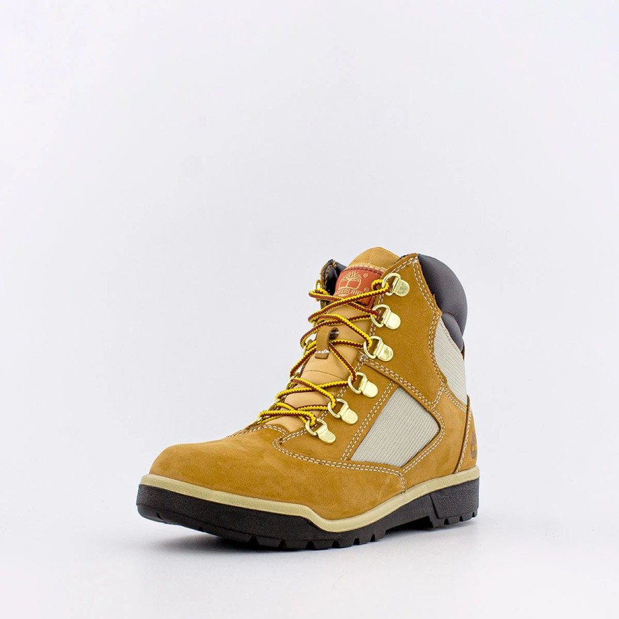 Big Kids | * Timberland 6-Inch Field Boot (Big Kids) Brown/Wheat