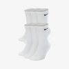 Socks | * Nike Everyday Cushioned Crew Socks (6 Pairs) White/Black