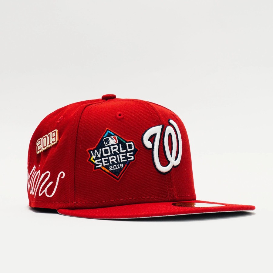 Fitted | * New Era Mlb Washington Nationals World Series History 59Fifty Fitted Red