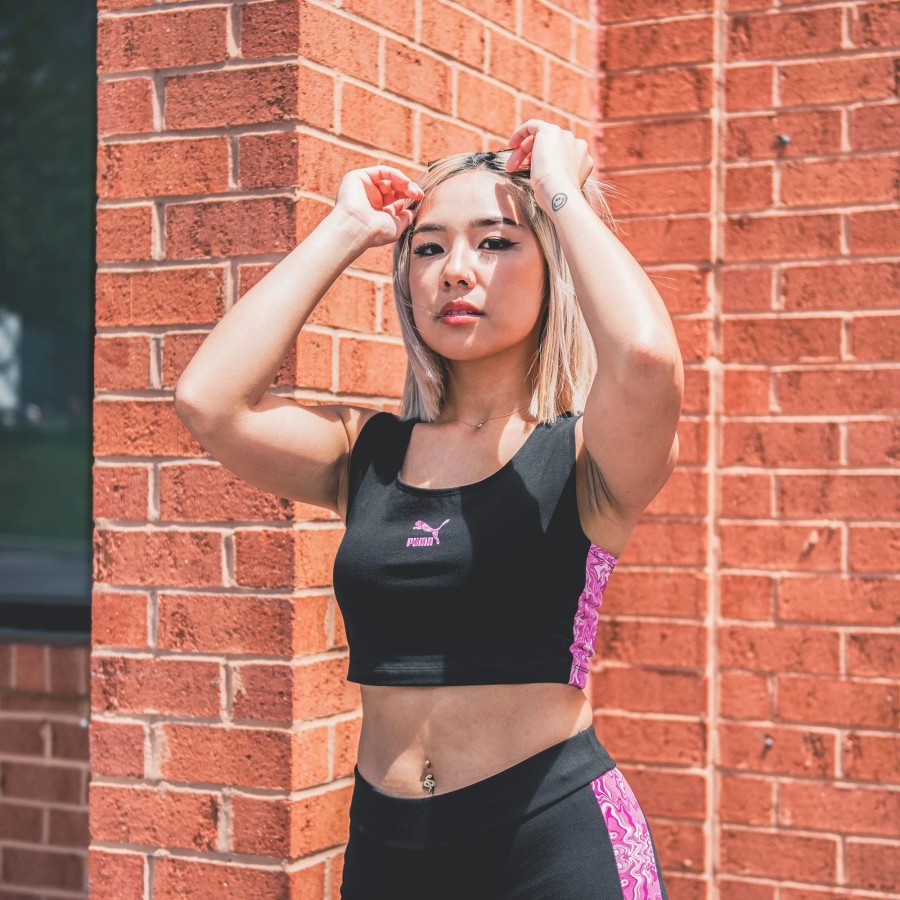 Tops | * Puma Hypnotize T7 Bralette Cotton Black