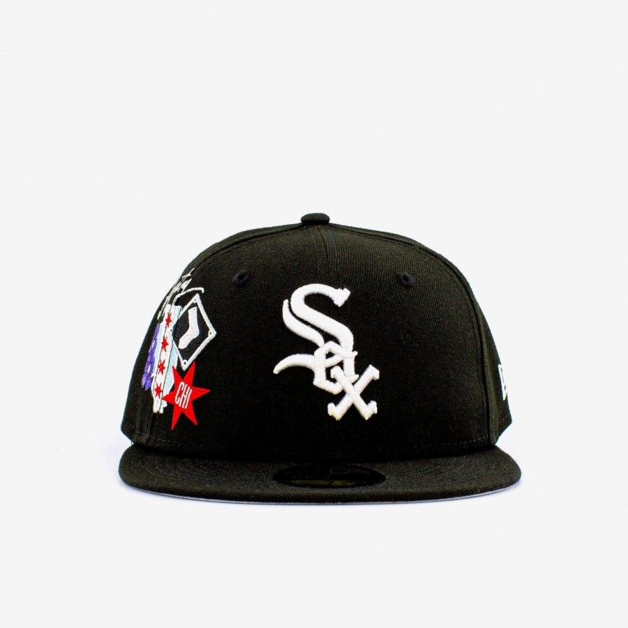 Fitted | * New Era Mlb Chicago White Sox City Cluster 59Fifty Fitted Black