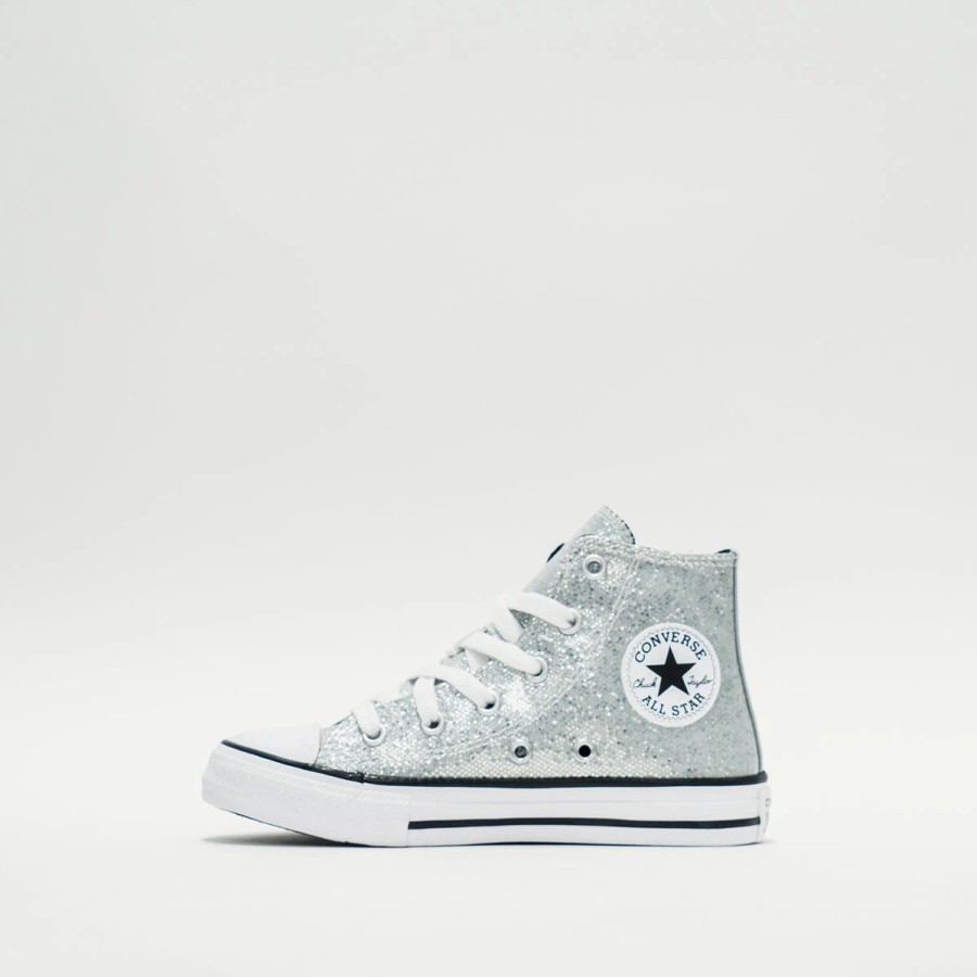 Lil' Kids | * Converse Chuck Taylor All Star Glitter Silver