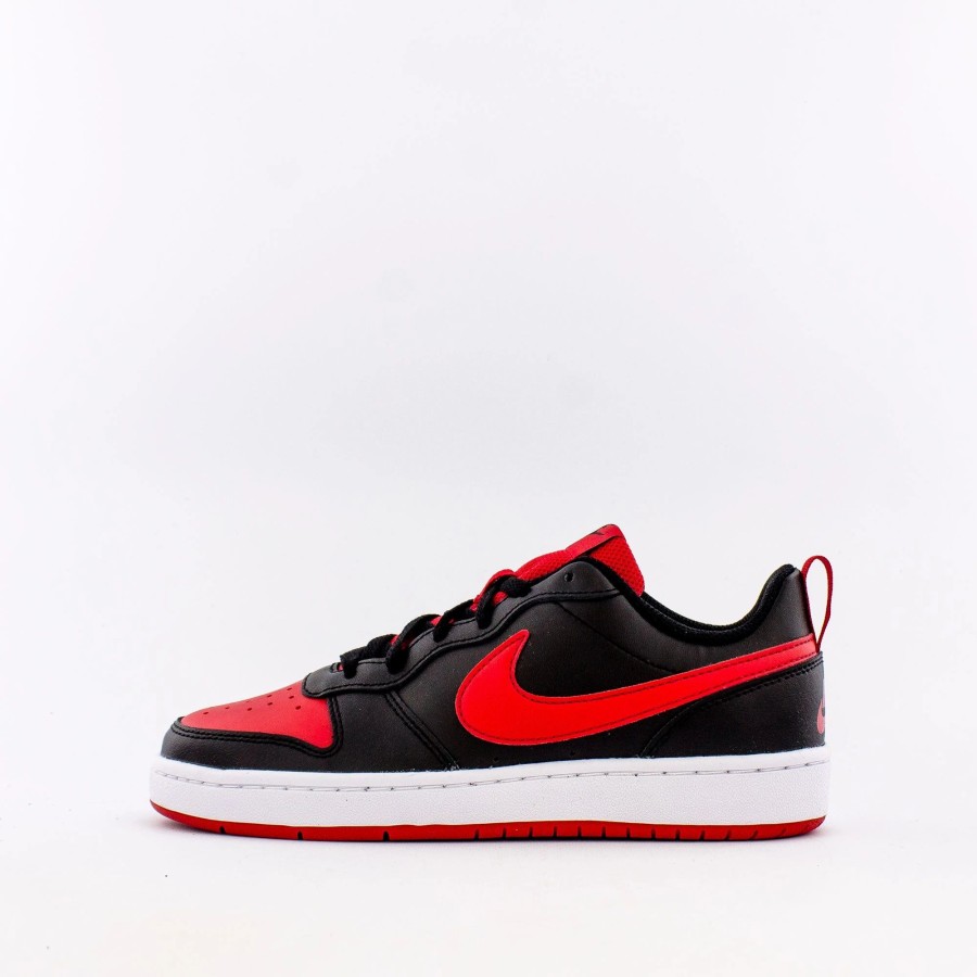 Big Kids | * Nike Court Borough Low 2 (Big Kids) Black/University Red-White