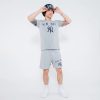 Tees | * Pro Standard Mlb New York Yankees Logo Tee Heather Grey