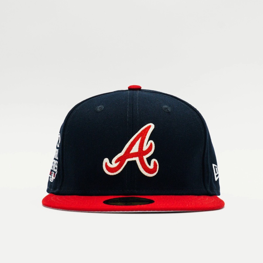 Fitted | * New Era Mlb Atlanta Braves Letterman Fitted 59Fifty Fitted Navy