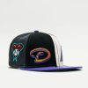 Fitted | * New Era Mlb Arizona Diamondbacks Logo Pinwheel 59Fifty Fitted Purple/Black