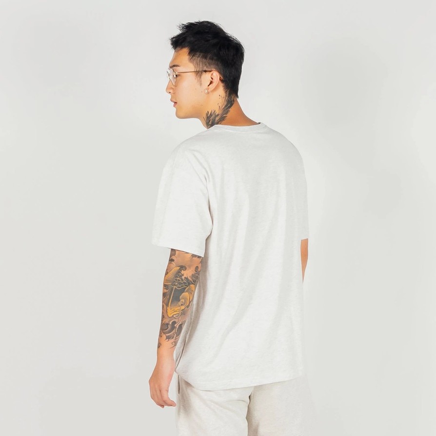 Tees | * New Balance Uni-Ssentials Cotton Tee Sea Salt Heather