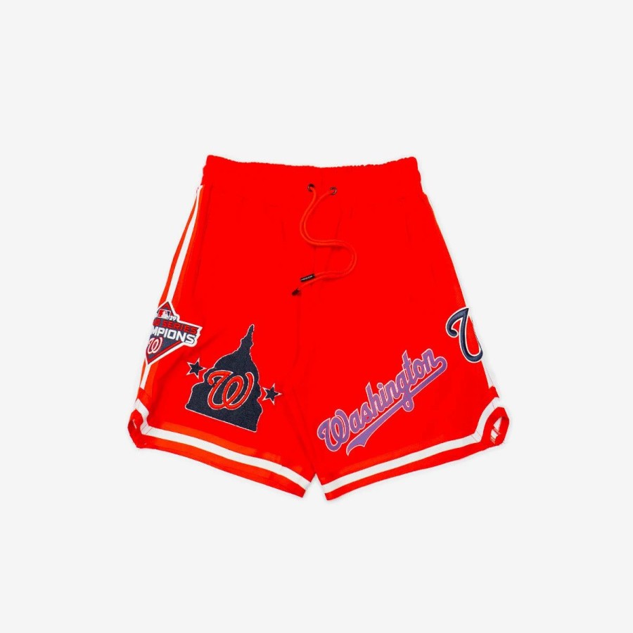 Shorts | * Pro Standard Mlb Washington Nationals Luxe Jersey Shorts Red