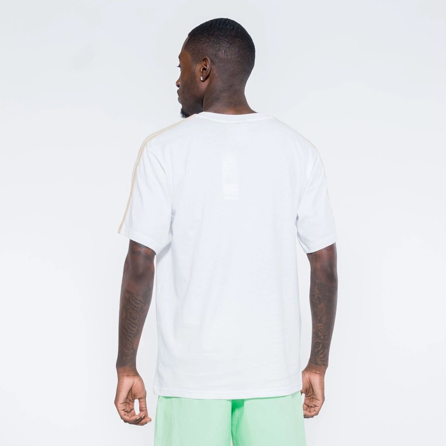 Tees | * Adidas Original Athletic Club 3-Stripe Graphic Tee White