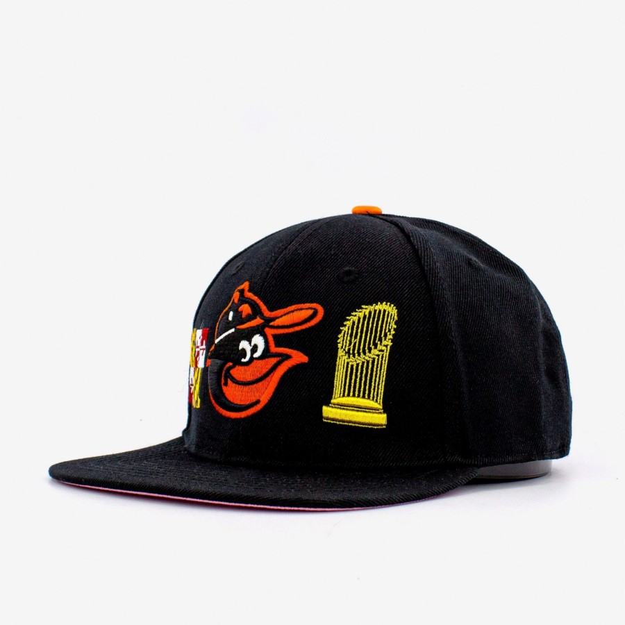 Snapback | * Pro Standard Mlb 1983 World Series Baltimore Orioles Snapback Black