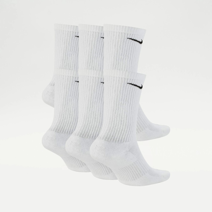 Socks | * Nike Everyday Plus Cushion Crew Socks (6 Pack) White