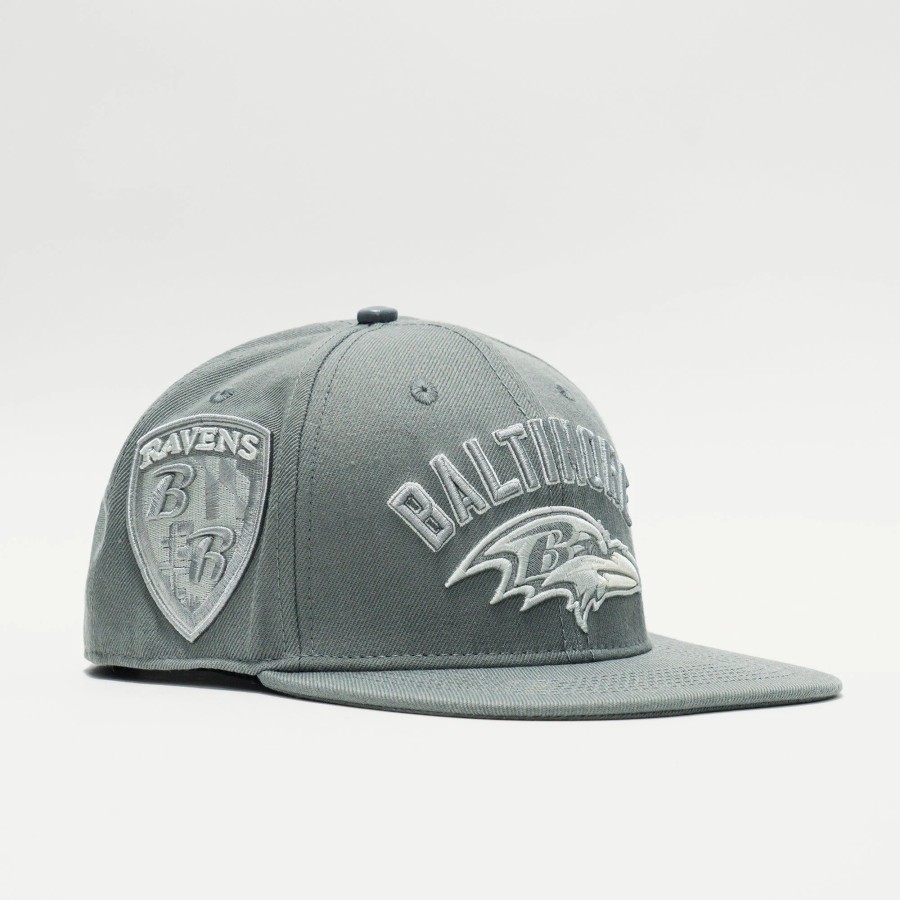 Snapback | * Pro Standard Nfl Baltimore Ravens Triple Snapback Grey