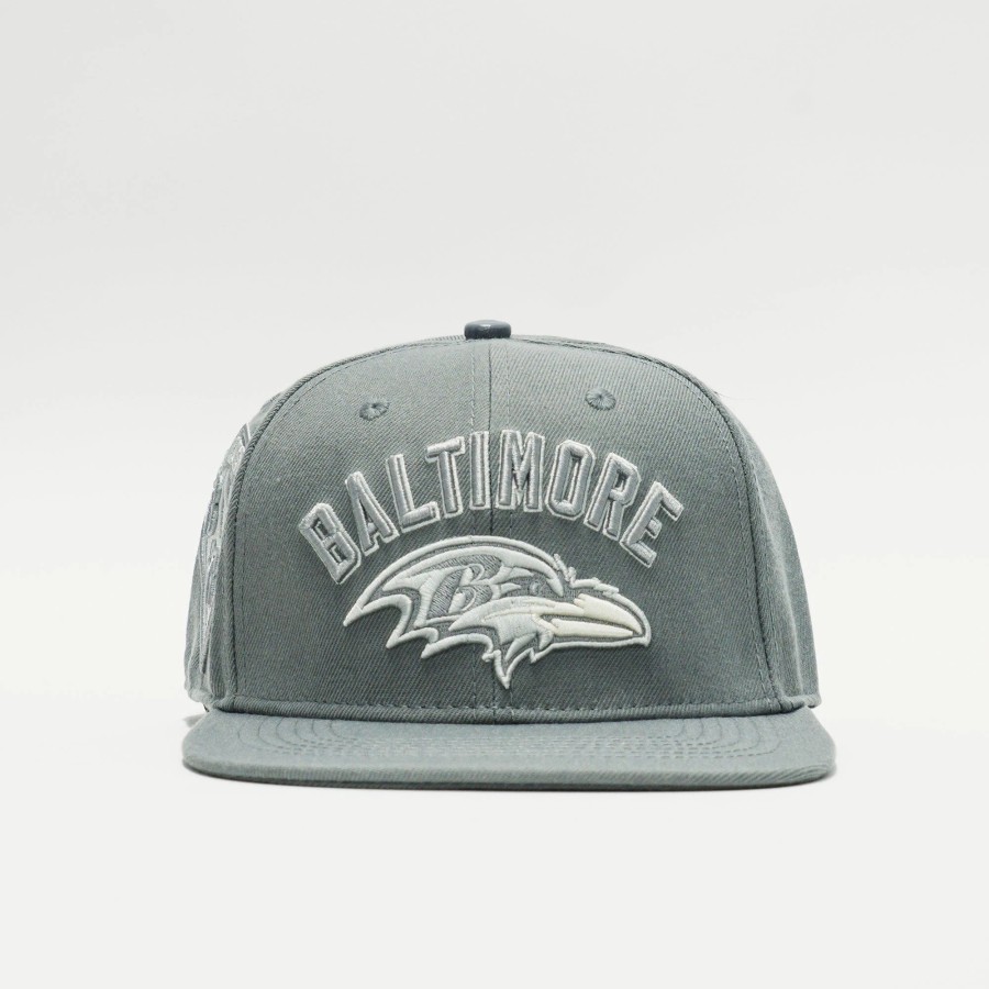 Snapback | * Pro Standard Nfl Baltimore Ravens Triple Snapback Grey