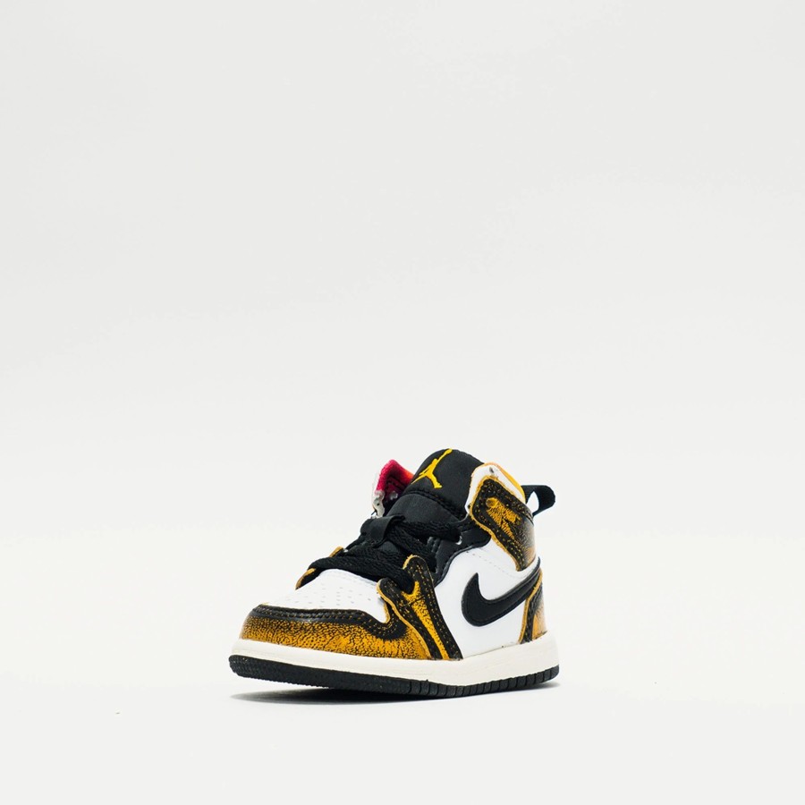 Infant / Toddler | * Jordan 1 Mid Se (Infant/Toddler) Black/Taxi-White-Sail