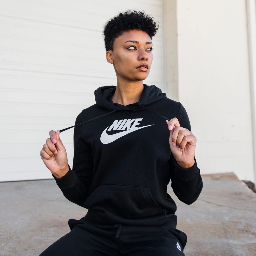 Tops | * Nike Sportswear Club Fleece Hoodie Black