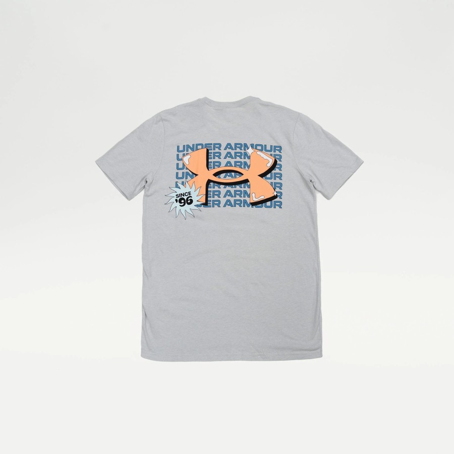 Tees | * Under Armour Shine Logo Tee Halo Gray Light Heather