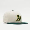 Fitted | * New Era Mlb Oakland Athletics Varsity Letter 59Fifty Fitted Oatmeal/Green