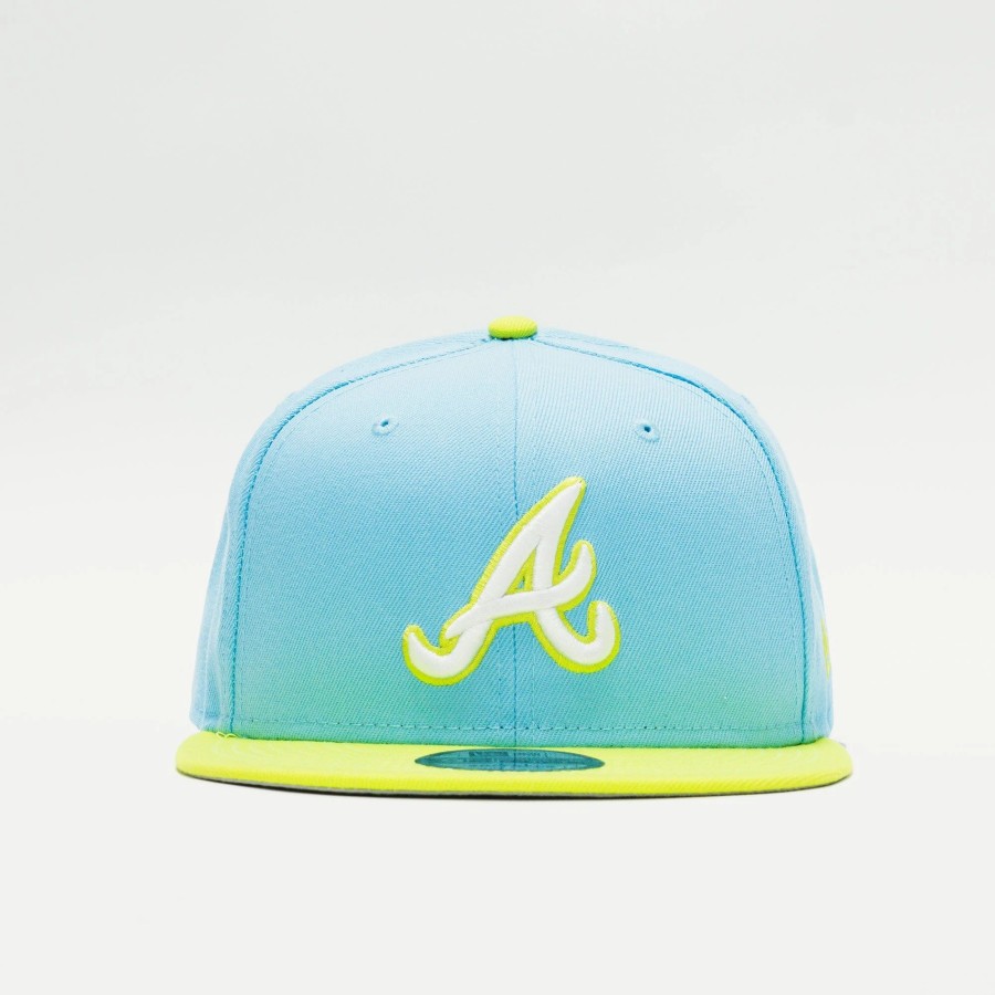 Snapback | * New Era Mlb Atlants Braves Spring Two Tone 9Fifty Snapback Light Blue/Neon Green