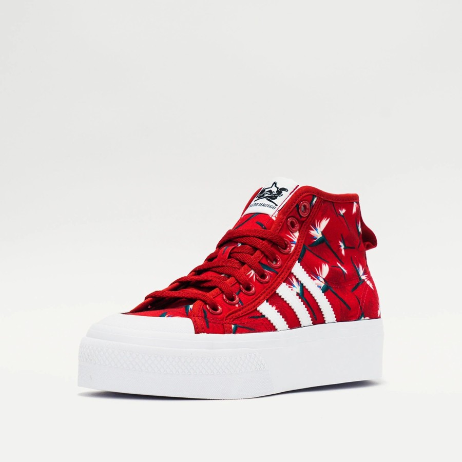 Sneakers | * Adidas Thebe Magugu Nizza Platform Mid Power Red/Cloud White/Core Black