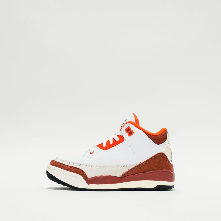 Lil' Kids | * Jordan Retro 3 "Mars Stone" (Lil' Kids) White/Mars Stone