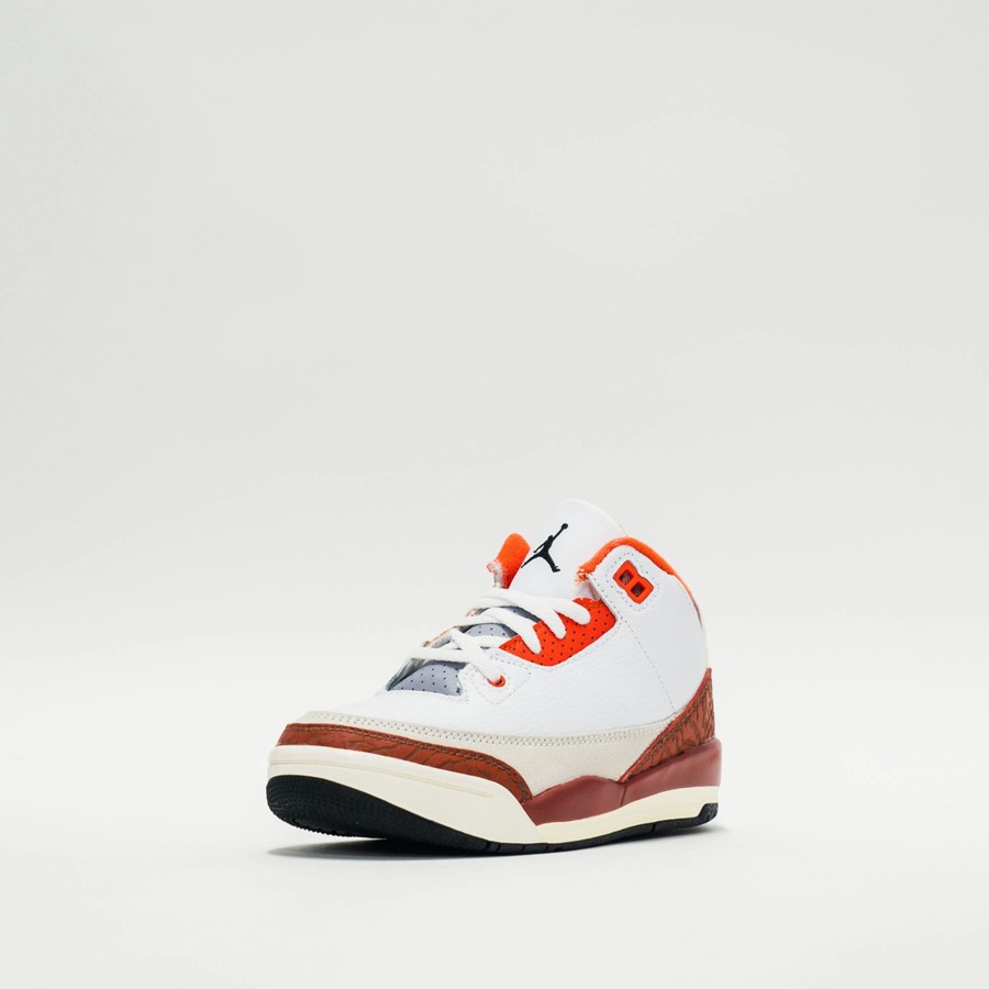 Lil' Kids | * Jordan Retro 3 "Mars Stone" (Lil' Kids) White/Mars Stone