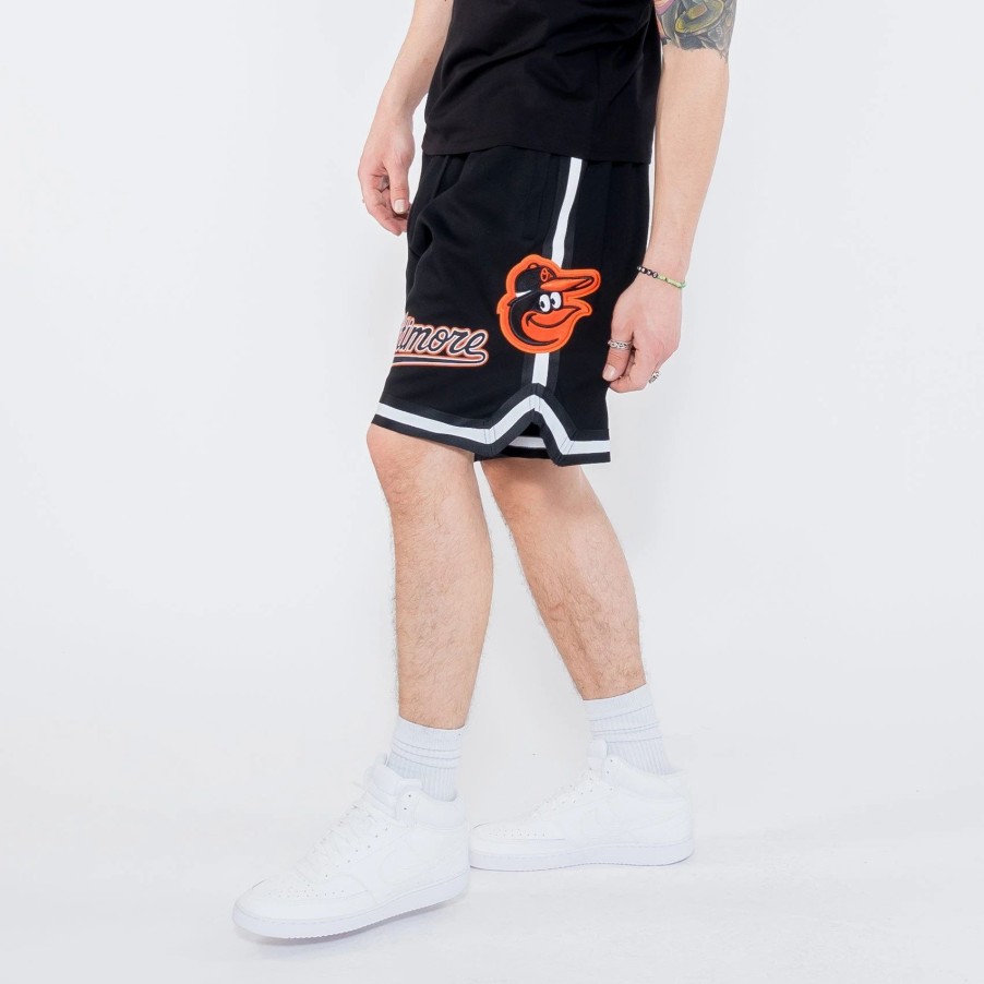 Shorts | * Pro Standard Mlb Baltimore Orioles Luxe Jersey Shorts Black