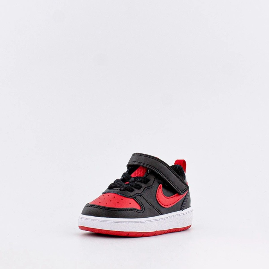 Infant / Toddler | * Nike Court Borough Low 2 (Infant/Toddler) Black/University Red