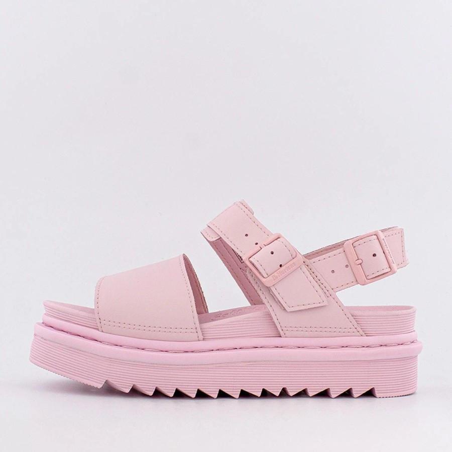 Slides & Sandals | * Dr. Martens Voss Leather Strap Sandals (W) Chalk Pink