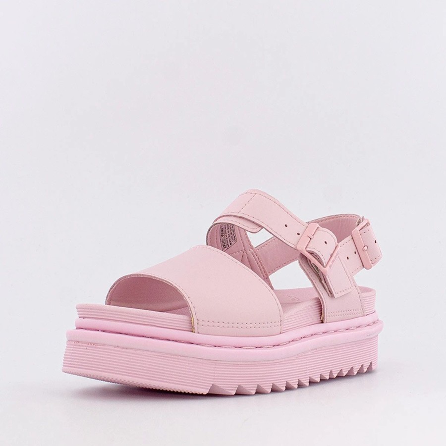 Slides & Sandals | * Dr. Martens Voss Leather Strap Sandals (W) Chalk Pink