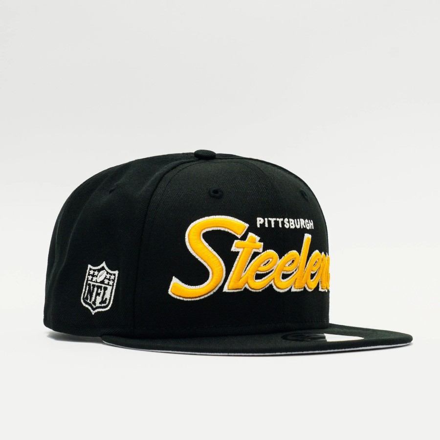 Snapback | * New Era Nfl Pittsburgh Steelers Script 9Fifty Snapback Black