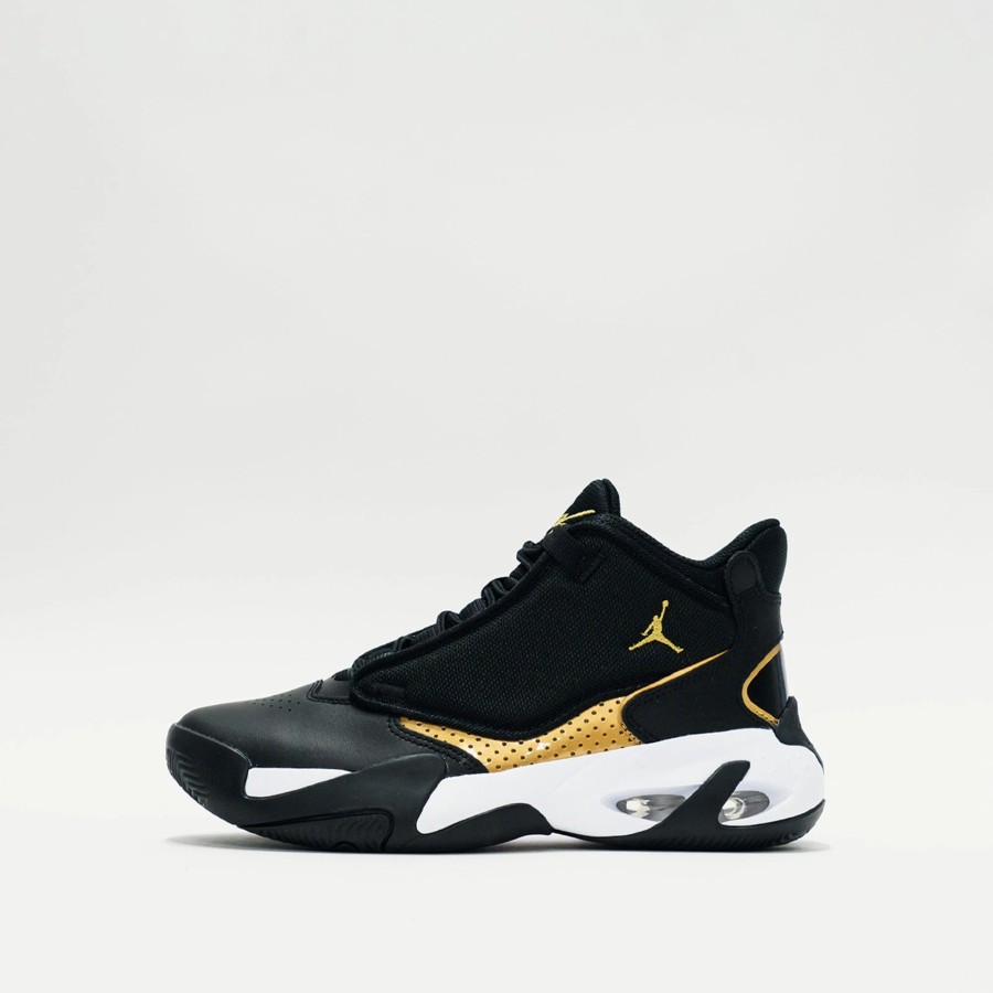 Big Kids | * Jordan Max Aura 4 (Big Kids) Black/Metallic Gold