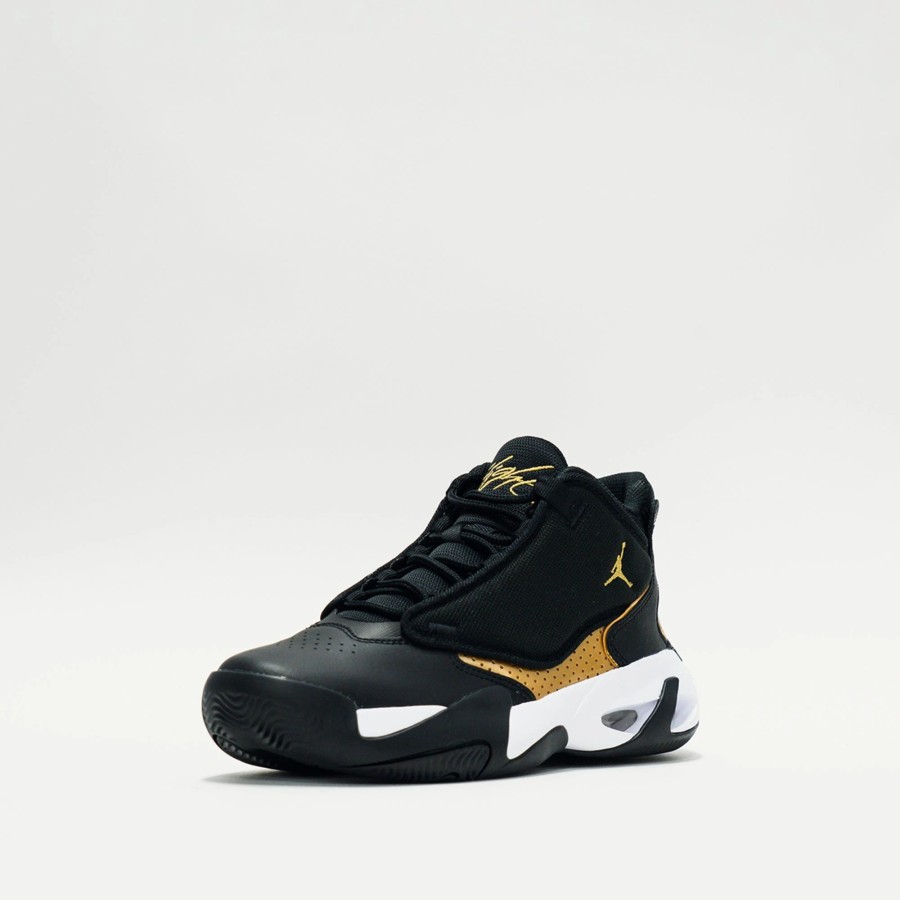 Big Kids | * Jordan Max Aura 4 (Big Kids) Black/Metallic Gold