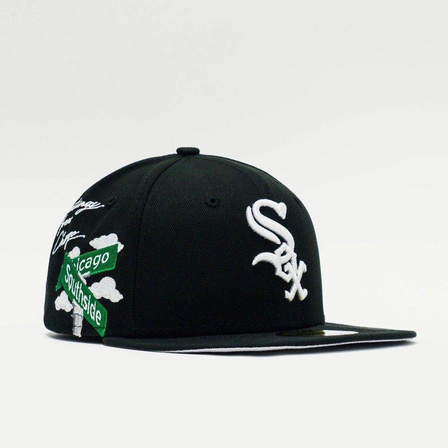 Fitted | * New Era Mlb Chicago White Sox Cloud Icon 59Fifty Fitted Black