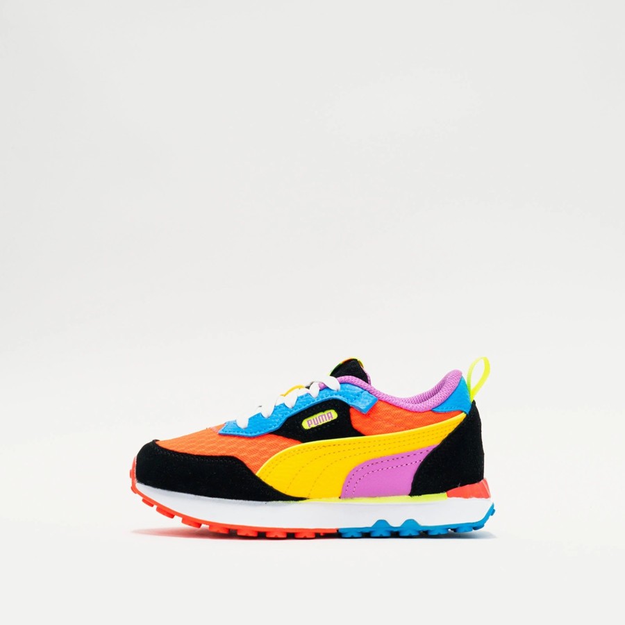 Lil' Kids | * Puma Rider Future Vintage Lava (Lil' Kids) Fiery Coral/Ocean Dive