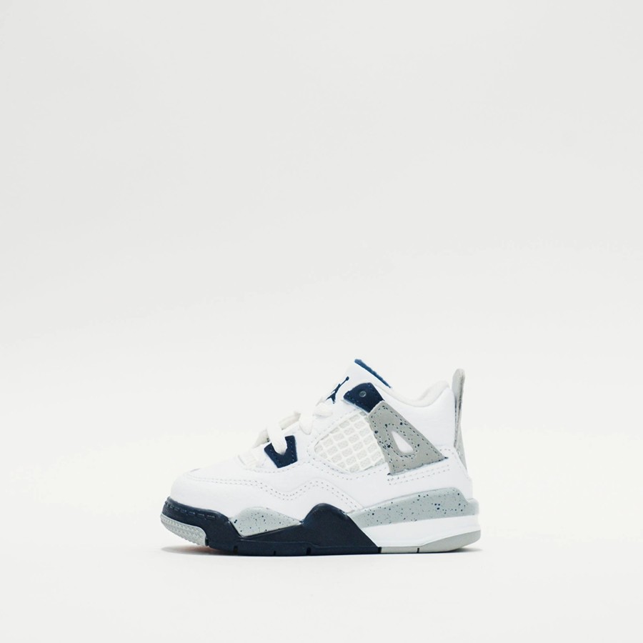 Infant / Toddler | * Jordan Retro 4 "Midnight Navy" (Infant/Toddler) White/Midnight Navy