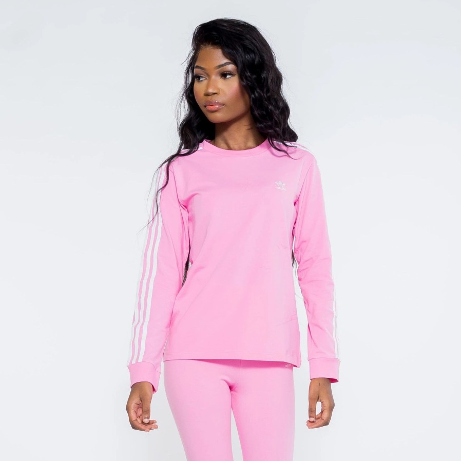 Tops | * Adidas Adicolor Classics Long Sleeve Tee Bliss Pink