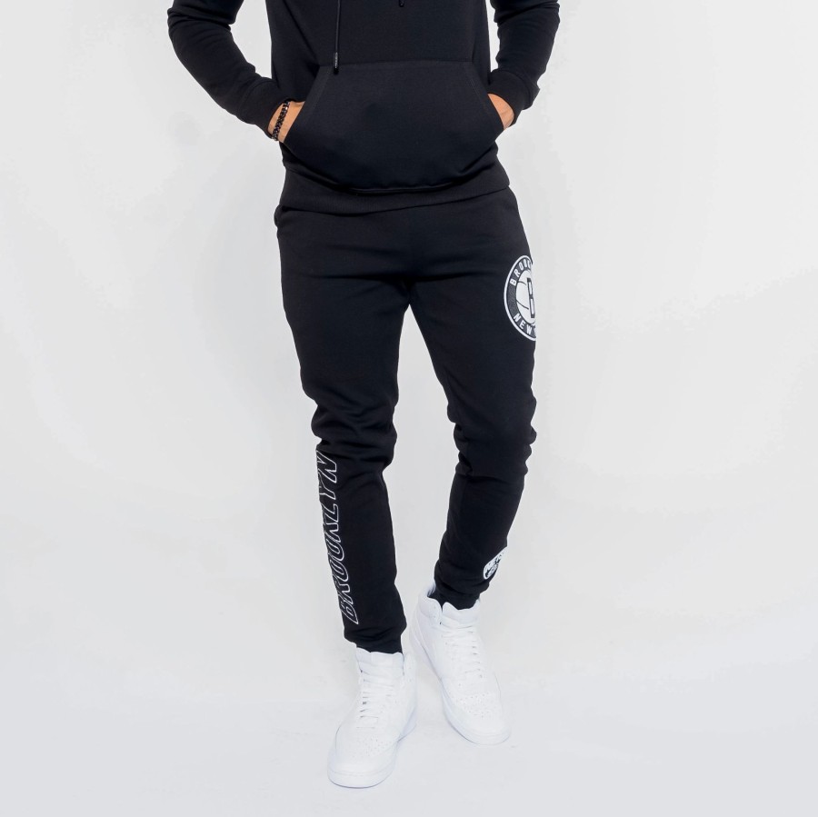 Sweatpants | * Pro Standard Nba Brooklyn Nets Logo Jogger Pants Black