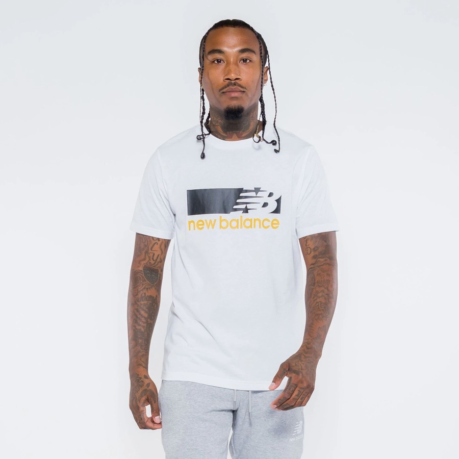 Tees | * New Balance Graphic Tee White