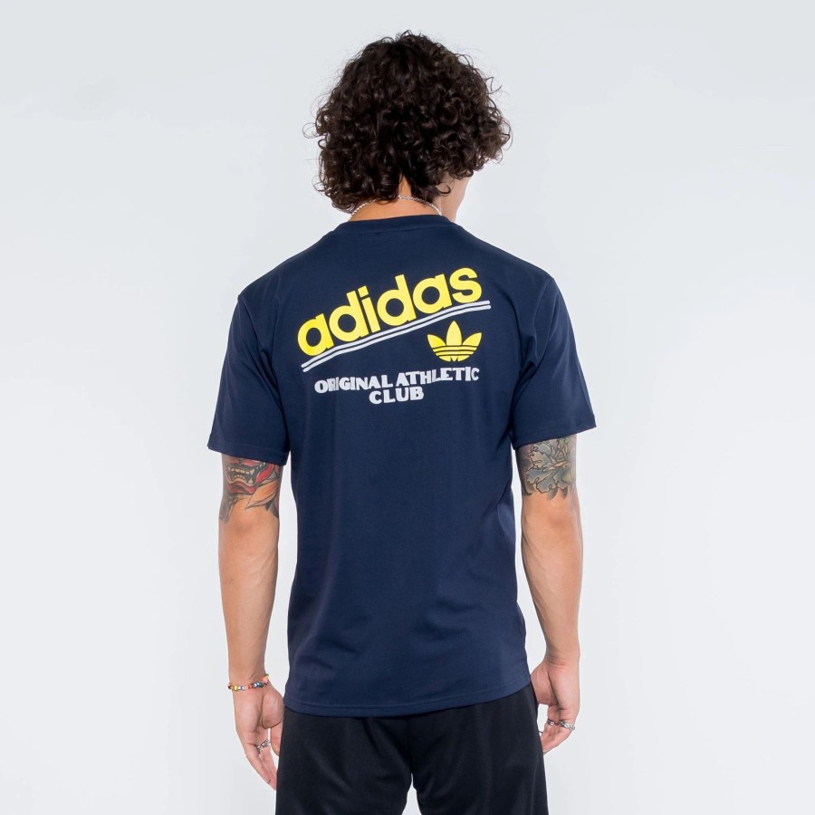 Tees | * Adidas Original Athletic Club Graphic Tee Legend Ink