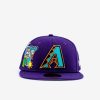 Fitted | * New Era Mlb Arizona Diamondbacks City Cluster 59Fifty Fitted Purple