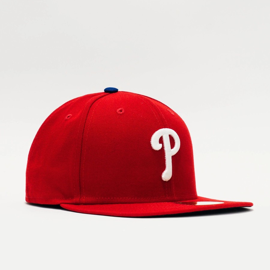 Fitted | * New Era Mlb Philadelphia Phillies Authentic Collection 59Fifty Fitted Red