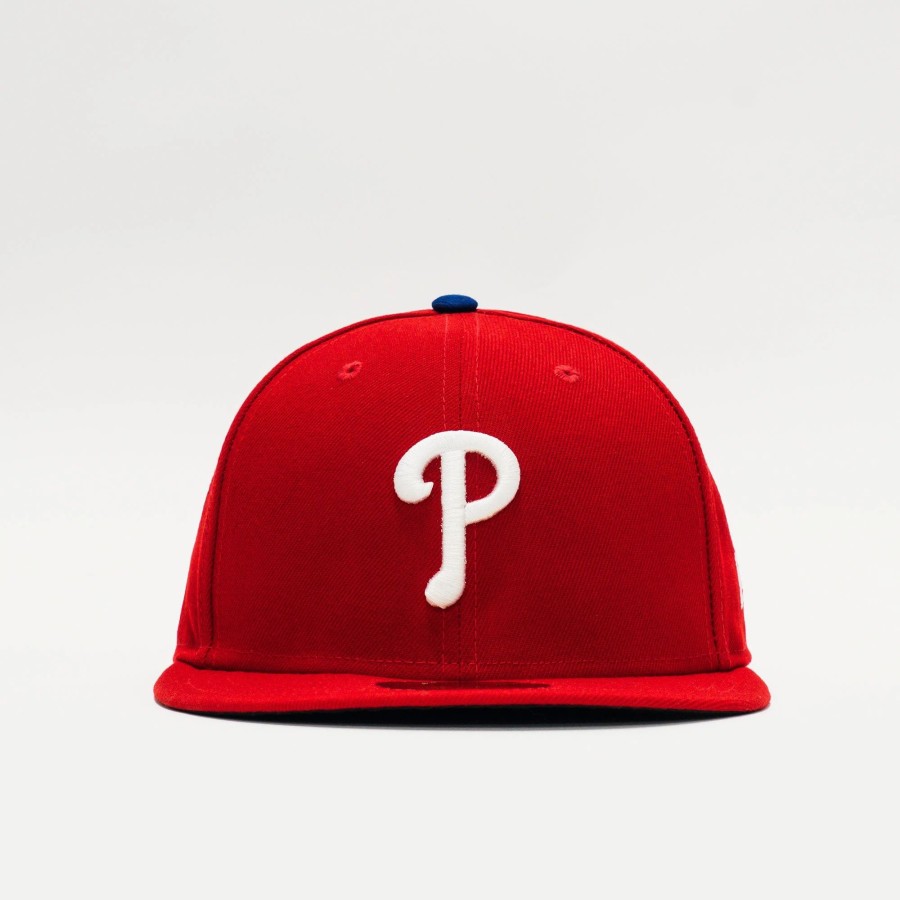 Fitted | * New Era Mlb Philadelphia Phillies Authentic Collection 59Fifty Fitted Red