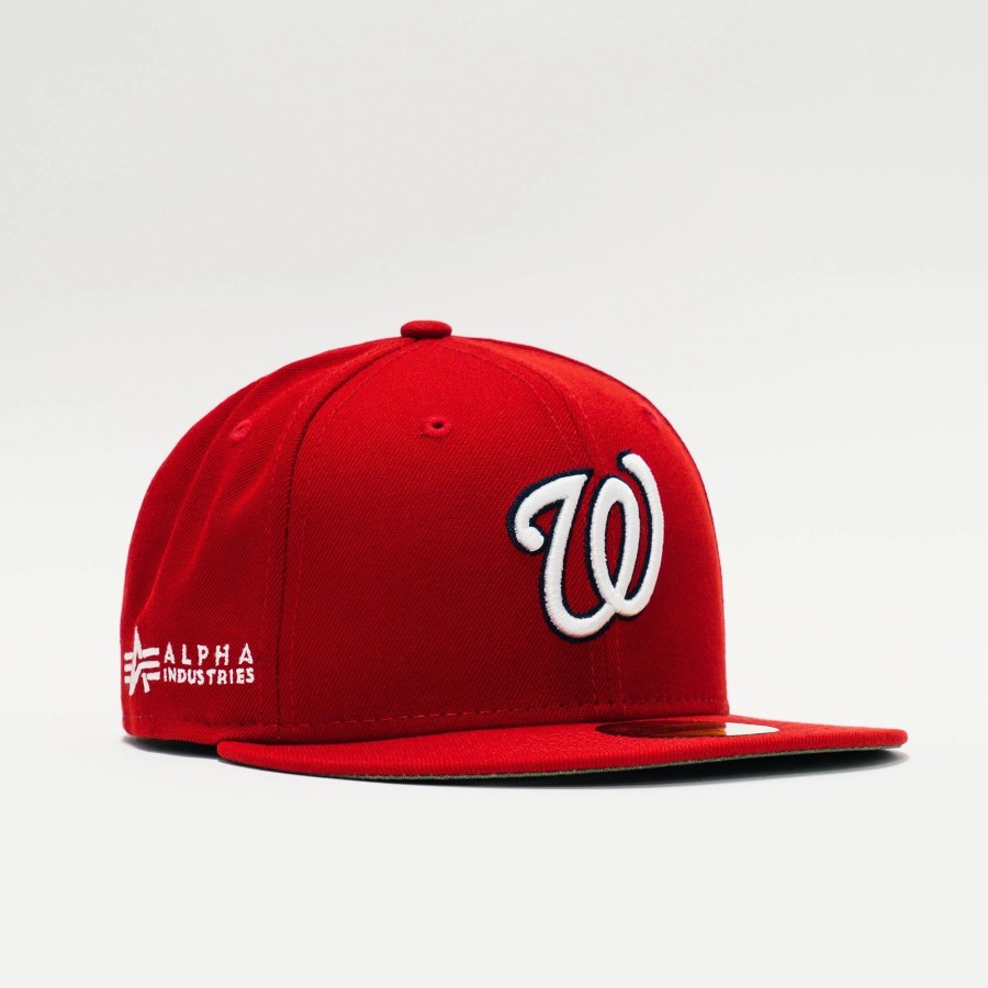 Fitted | * New Era X Alpha Industries Mlb Washington Nationals 59Fifty Fitted Red