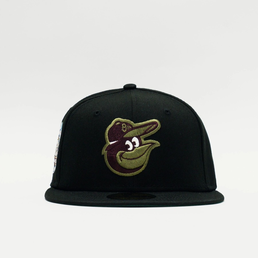 Fitted | * New Era Mlb Baltimore Orioles 59Fifty Fitted Botanical Pack Black