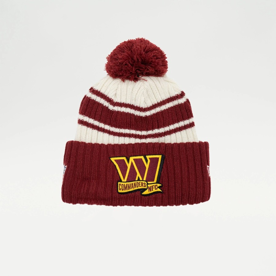 Knit | * New Era Nfl Washington Commanders Pom Knit Red/White